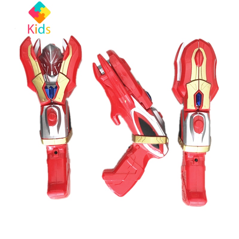 维克特利火炬变身器胜利奥特曼超人软胶闪光变形召唤器男孩玩具真智力