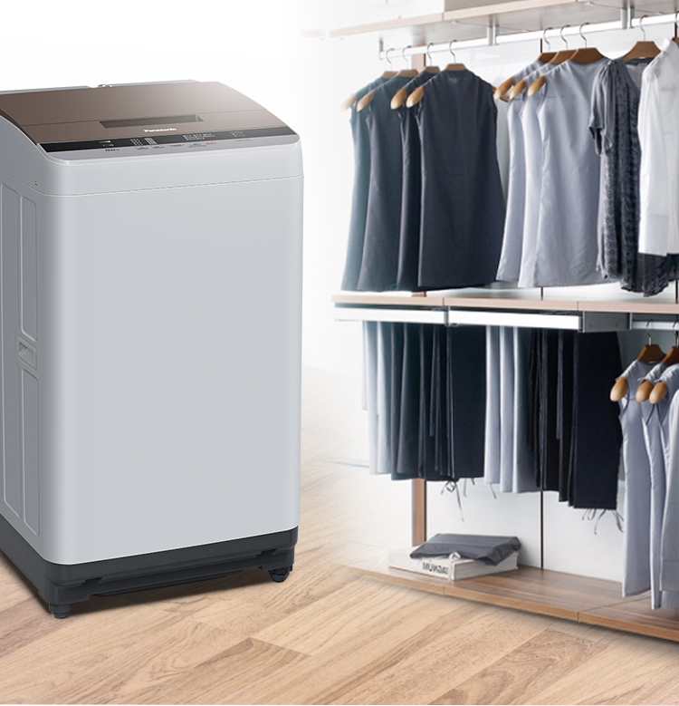 松下panasonic洗衣机全自动波轮8公斤家用租房节能省水人工智能xqb80t