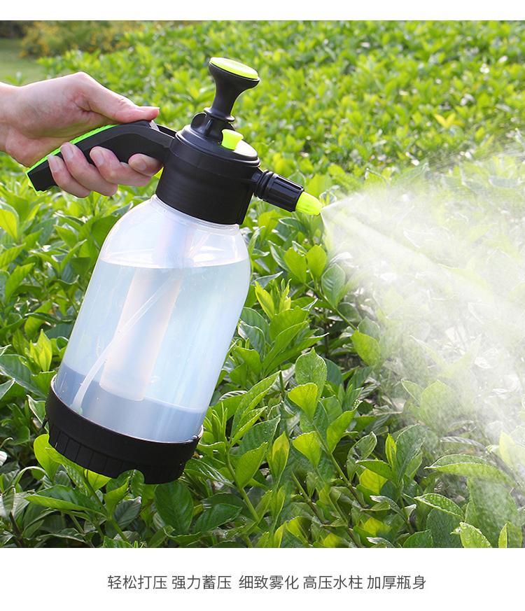 压力消毒喷壶浇花家用园艺植物气压式喷雾瓶器浇水壶洒水壶喷水壶2升
