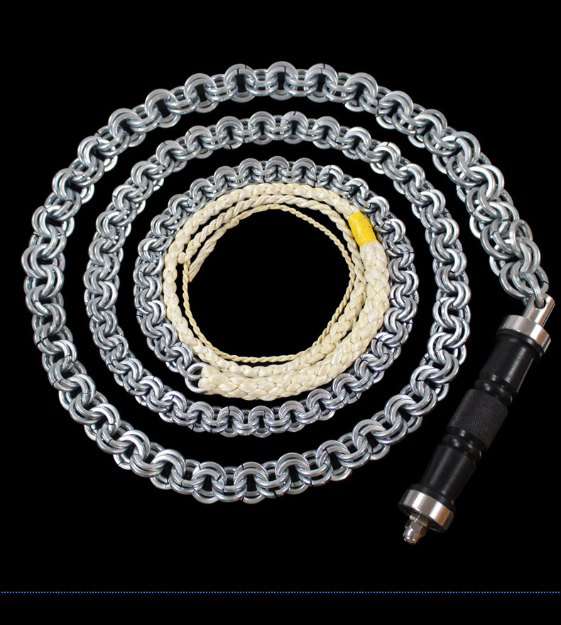 【优鼎企搏击byshbb122】 304双轴不锈钢麒麟鞭响鞭健身鞭甩鞭钢鞭