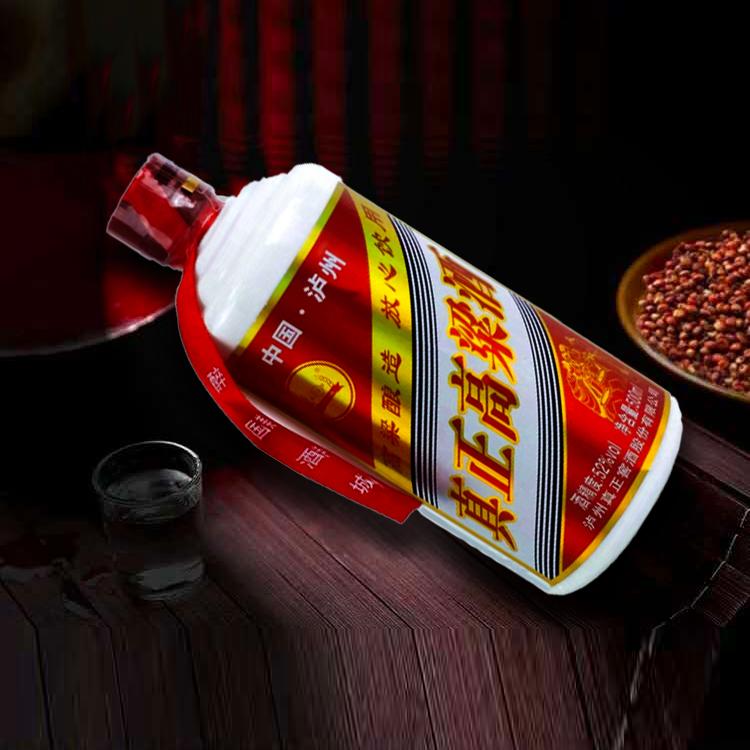 中国四川泸州真正高粱酒小曲固态清香型白酒52度500mlx12瓶真正纯粮酒