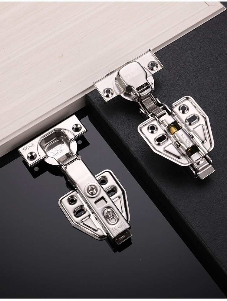 304不锈钢阻尼液压缓冲弹簧衣柜铰链飞机合页 敬平【价格 图片 品牌