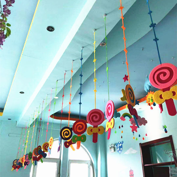 幼儿园吊饰挂饰开学装饰品教室走廊环境布置创意卡通双面空中挂件乐器