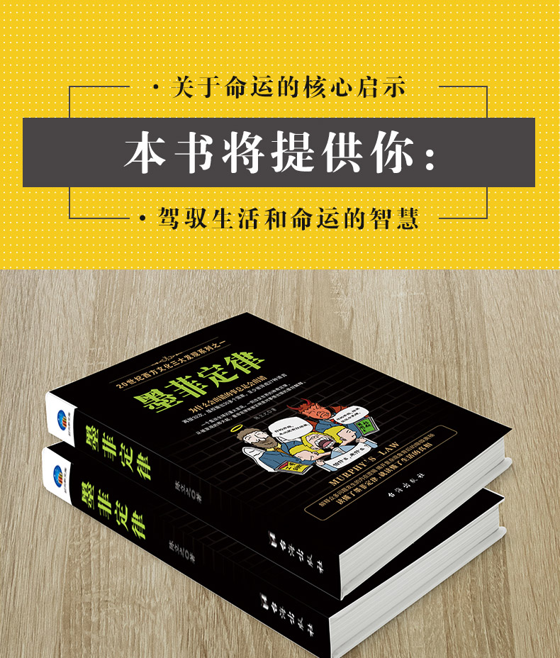 诺森正版时光新文库墨菲定律精装彩图青春成功励志书籍人际交往沟通