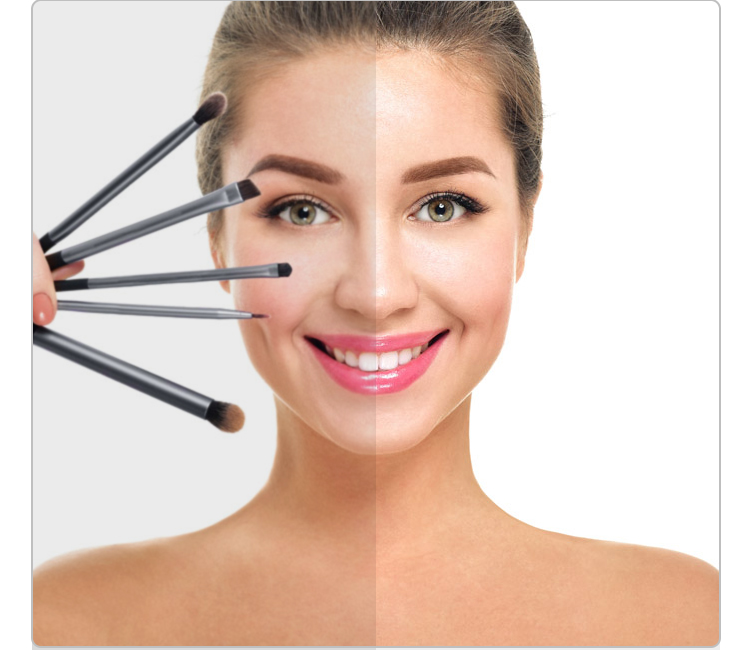 网红美妆智能梳妆台镜子带灯led化妆镜台式桌面led灯大号家用补光