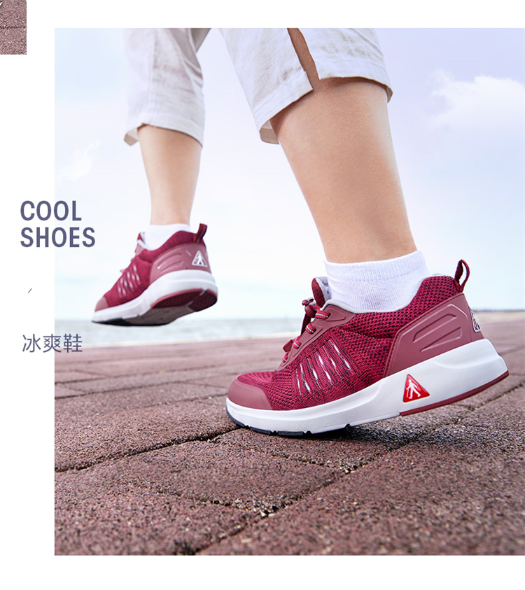 足力健女士圆头单鞋zlj19601 足力健老人鞋女士休闲鞋轻便减震跑步鞋