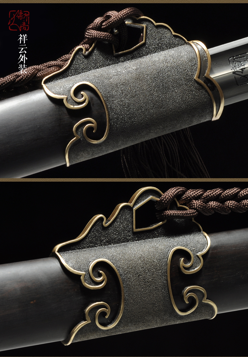 乾坤剑唐剑中国工艺美术大师沈新培作品龙泉沈广隆宝剑未开刃