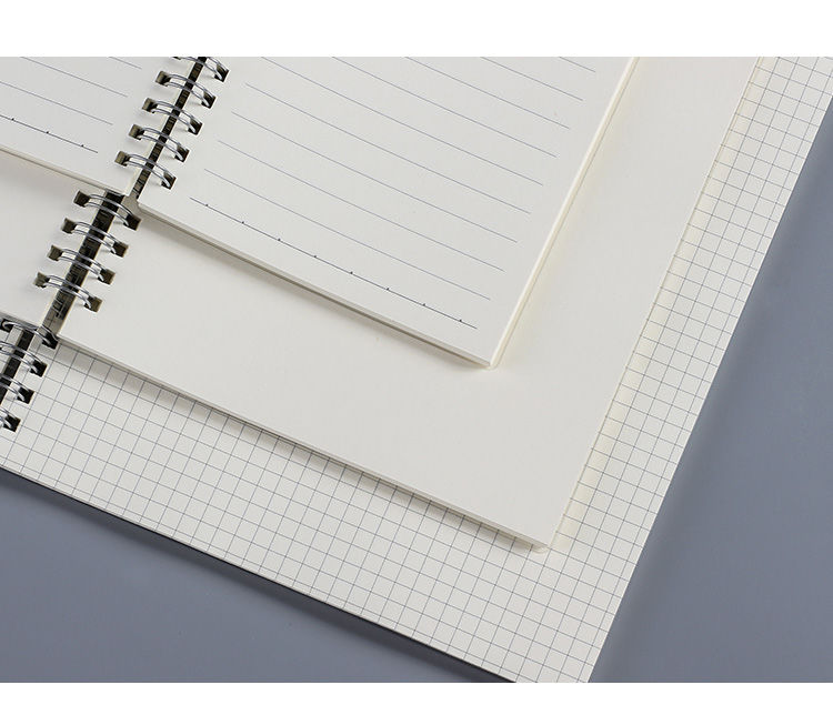 a6a5b5网格线圈笔记本子加厚网红小方格手账本大号学生