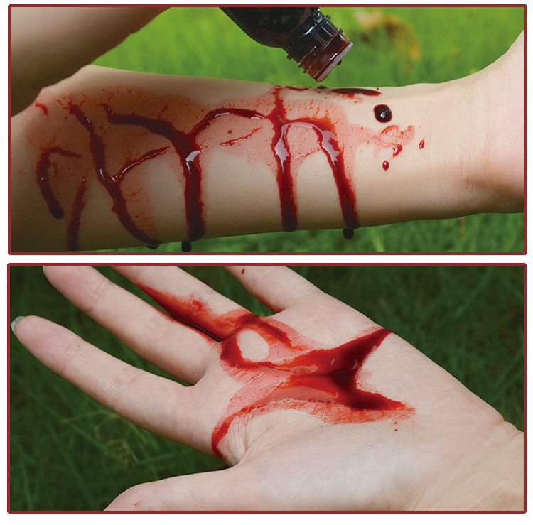 假血浆假血液送胶囊万圣节化妆道具逼真血丸膜膏袋