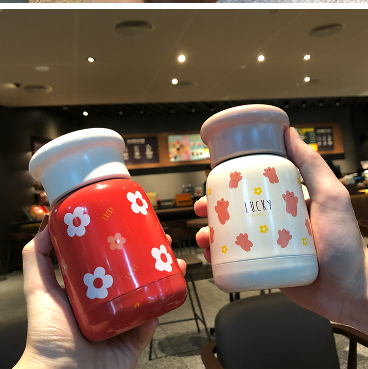 三维工匠保温杯fb-302 三维工匠小巧迷你保温水杯仙女简约清新文艺