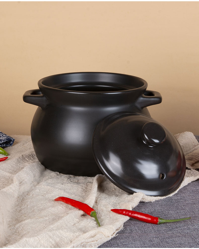 砂锅煲汤家用可高温陶瓷炖锅明火燃气大号汤煲锅炖汤小沙锅 fenghou