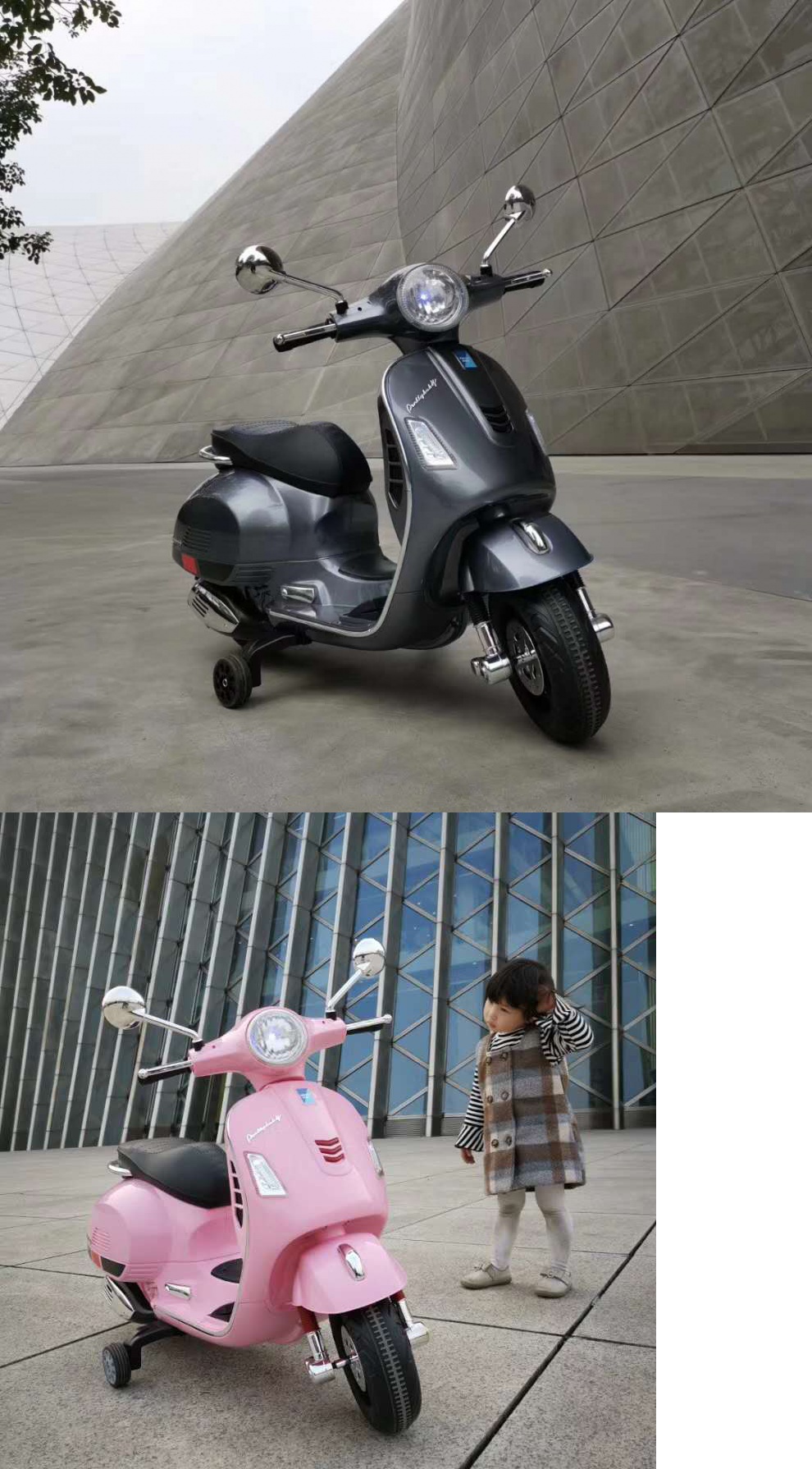 凤凰(phoenix)儿童电动车电动 网红儿童电动摩托车三轮车电瓶车可坐人