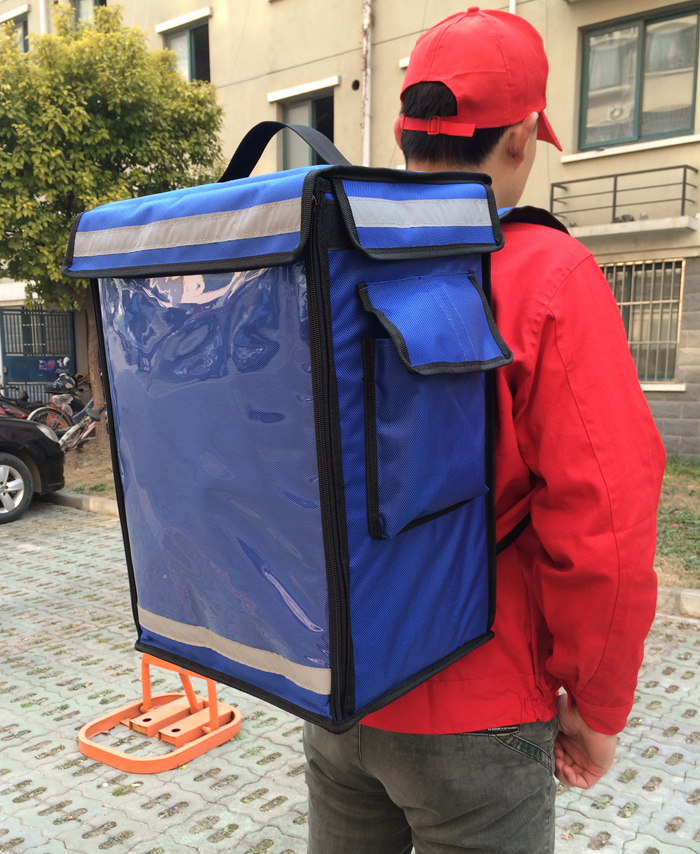 65升大号双肩背车载外卖箱快餐外送包保温箱披萨包便当外卖包