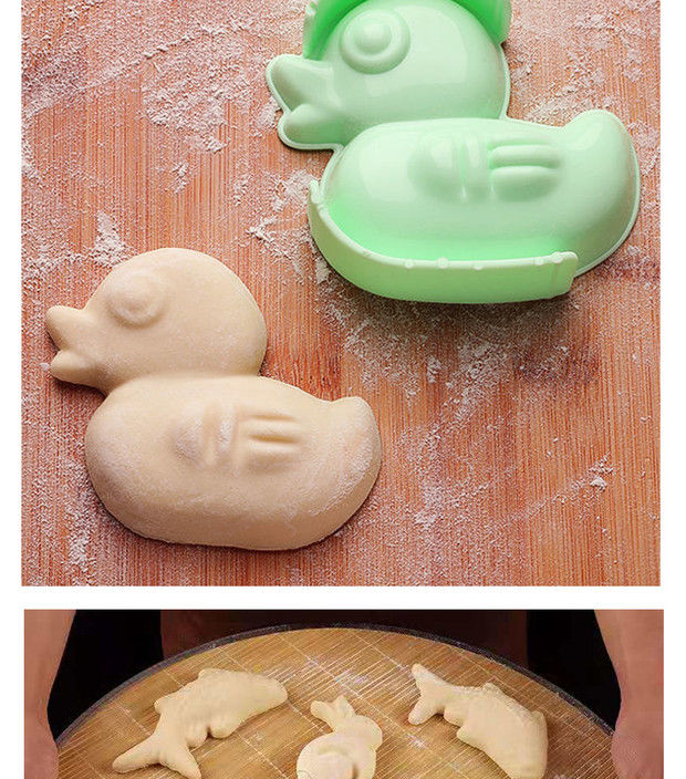 小苹果卡通馒头豆包子模具宝宝婴儿童蒸糕面食花馍动物模子花样模具