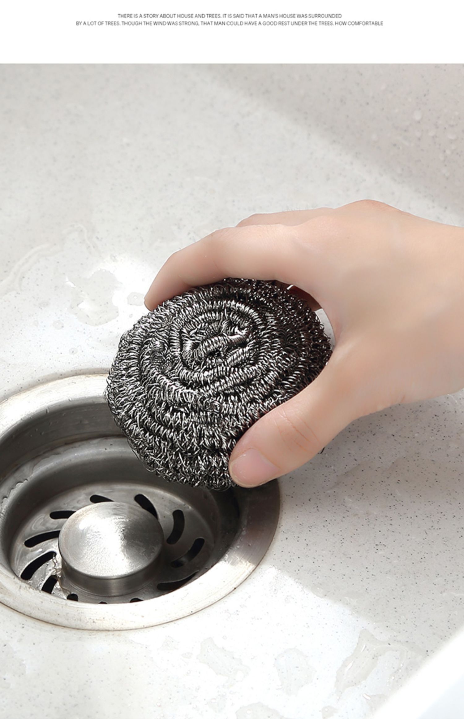 钢丝球不锈钢厨房洗锅刷锅器家用洗碗清洁球大号铁丝球不掉丝 yicheng