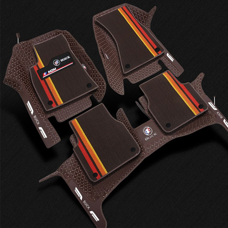 爱飞扬家纺 别克 gl8 七座全包围雪妮丝丝圈汽车脚垫 混色【价格 图片