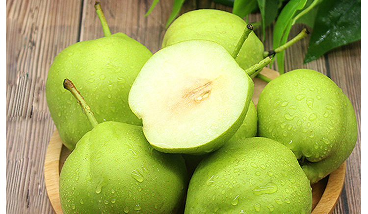 陕西早酥梨5斤梨子新鲜水果当季皇冠梨水晶青皮梨整箱