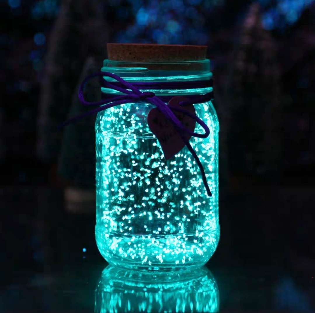 敬平装星星的瓶子大号玻璃瓶创意星空瓶木塞夜光生日礼物成品许愿瓶水