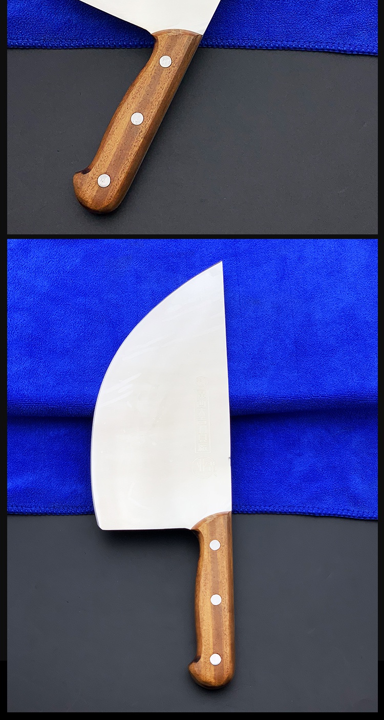 手工锻打斩骨刀杀猪卖肉专用骨刀轻便剁排骨刀剁骨头专业刀具 三维