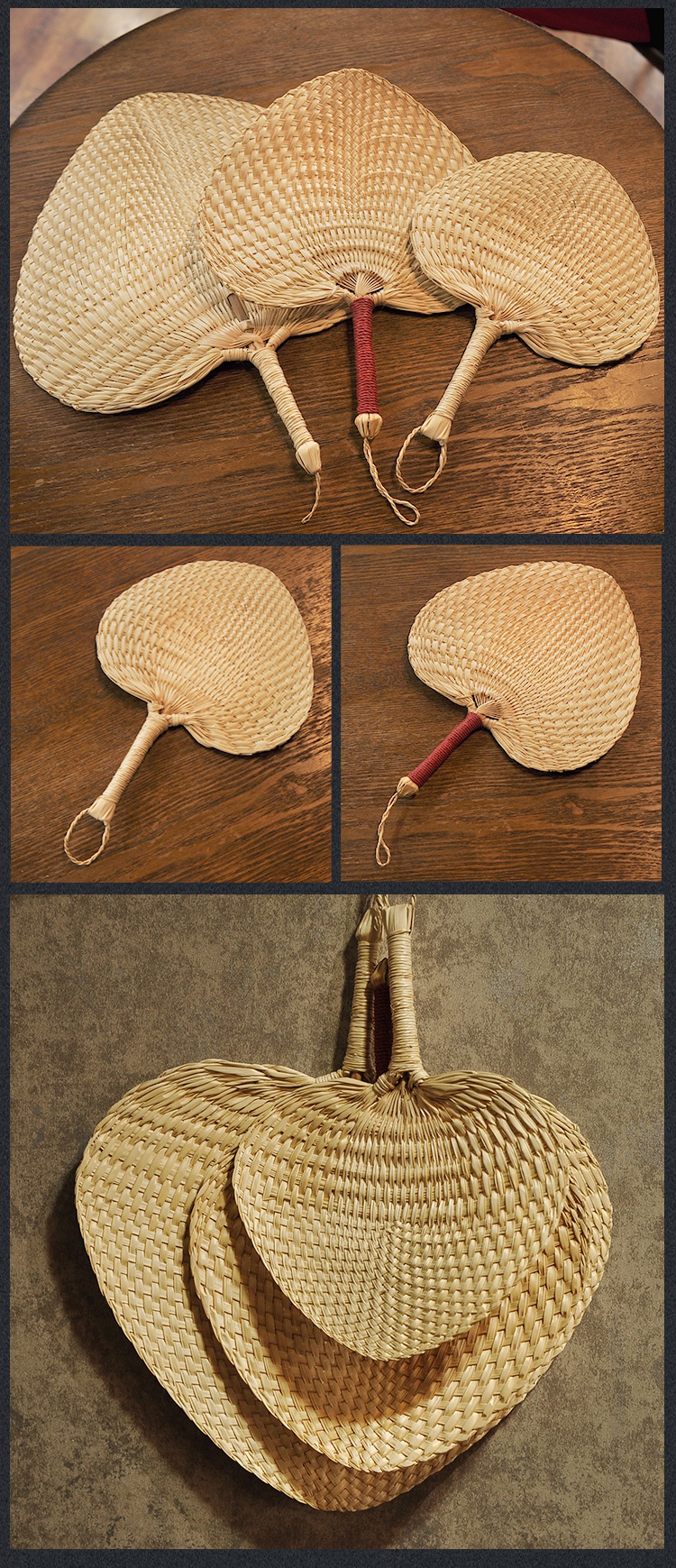 蒲扇子夏季扇女手工编织扇折扇手摇闪电客扇宝宝纳凉扇子棕叶大蒲扇