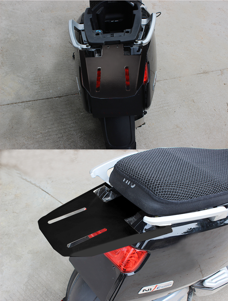 闽超小牛n1n1s电动车后货架尾箱架后扶手尾翼电瓶车后备箱架改装