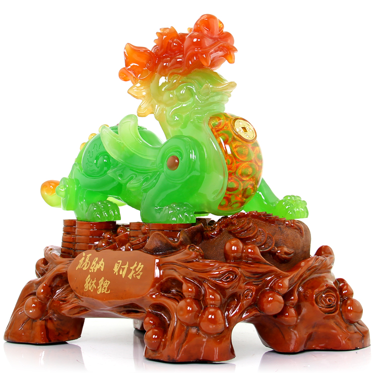 工艺礼品貔貅摆件一对镇宅吉祥物工艺饰品风水家居摆设创意礼品