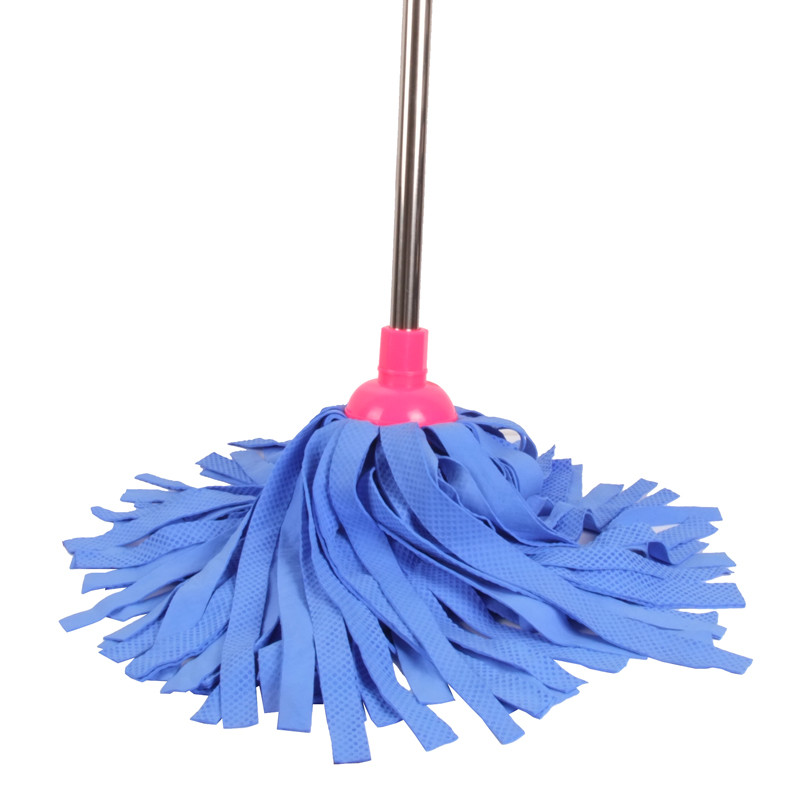 《淼洁鹿皮拖把鸡皮鹿皮巾拖布吸水传统手拧拖把鹿皮绒拖布圆头家用