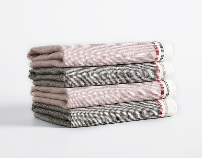 vieruodis 小纱布家用小方巾毛巾纯棉洗脸巾吸水洗澡儿童宝宝四方形