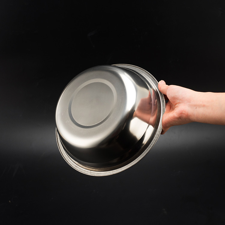 304不锈钢盆汤盆调料盆小盆汤碗食堂不锈钢碗饭盆圆形盆家用菜盆