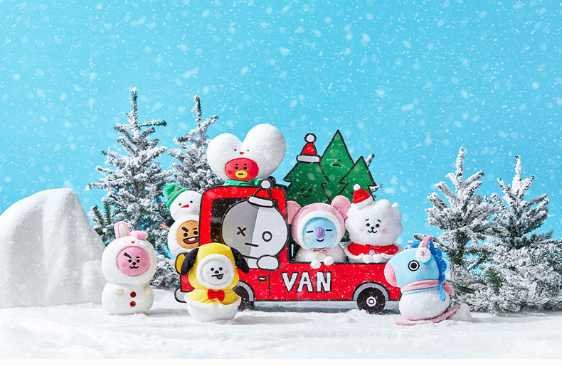 《韩国bt21防弹少年团bts迷你毛绒公仔挂件可爱钥匙扣背包书包挂饰