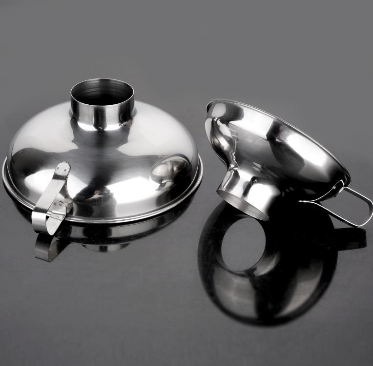 艺呈铁漏斗防溅注水便携辅助工业用圆形金属漏嘴多功能油漏加大号架子