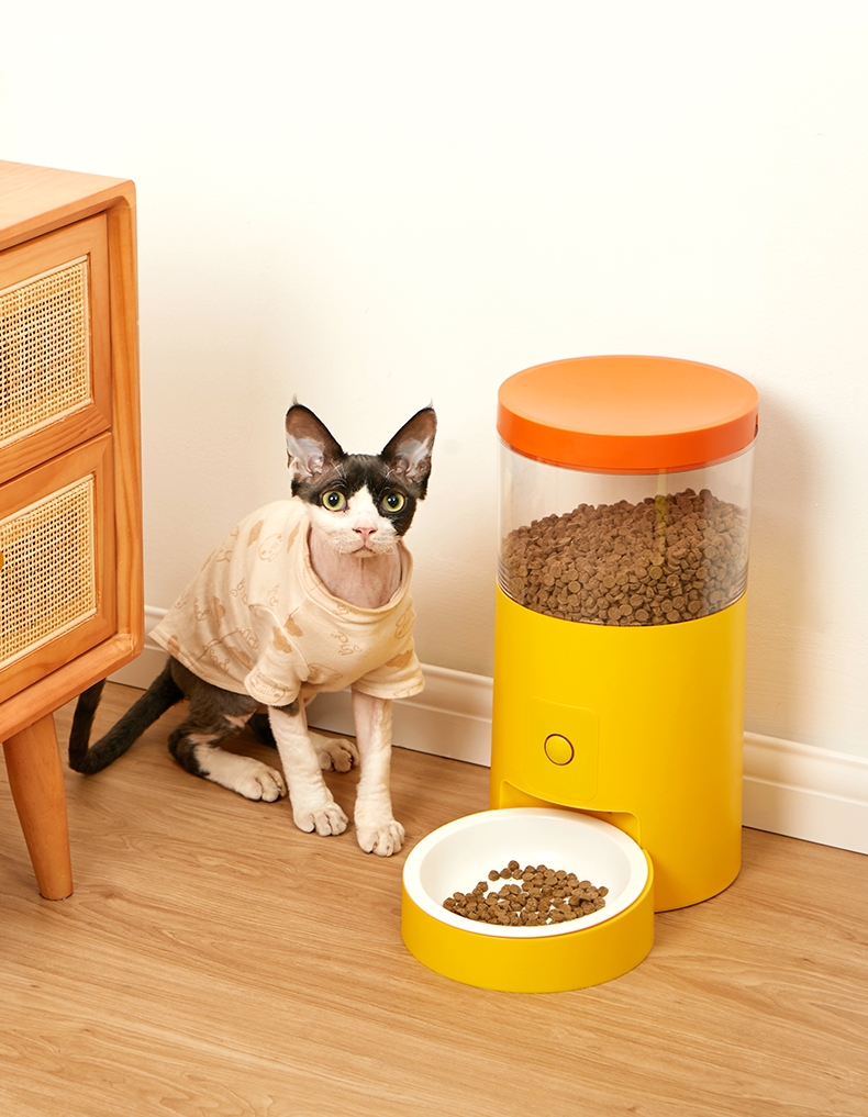 猫咪自动米妮喂食器猫粮喂食投食机宠物狗狗定时投喂器智能喂猫自助器