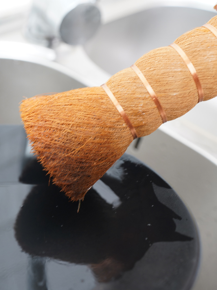 天然棕榈洗锅刷不粘锅专用刷锅刷子家用椰棕老式刷锅炊帚刷锅神器