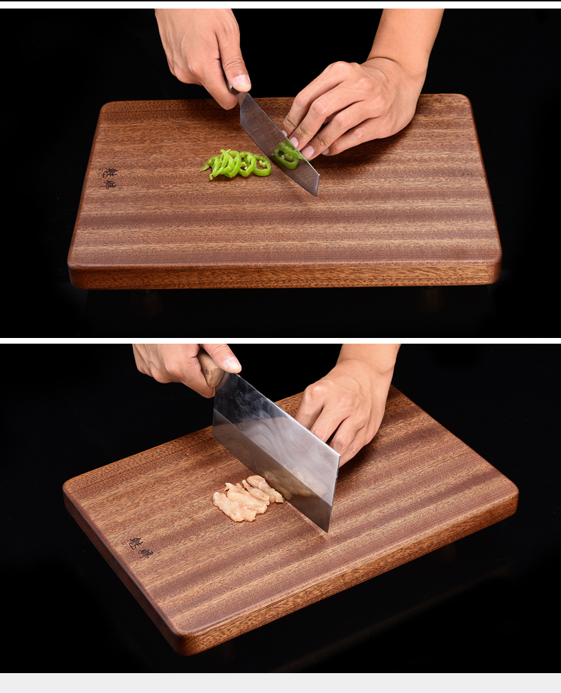 厨房大案板实木菜板家用抗菌防霉整木长方木质形大号加厚砧板刀板
