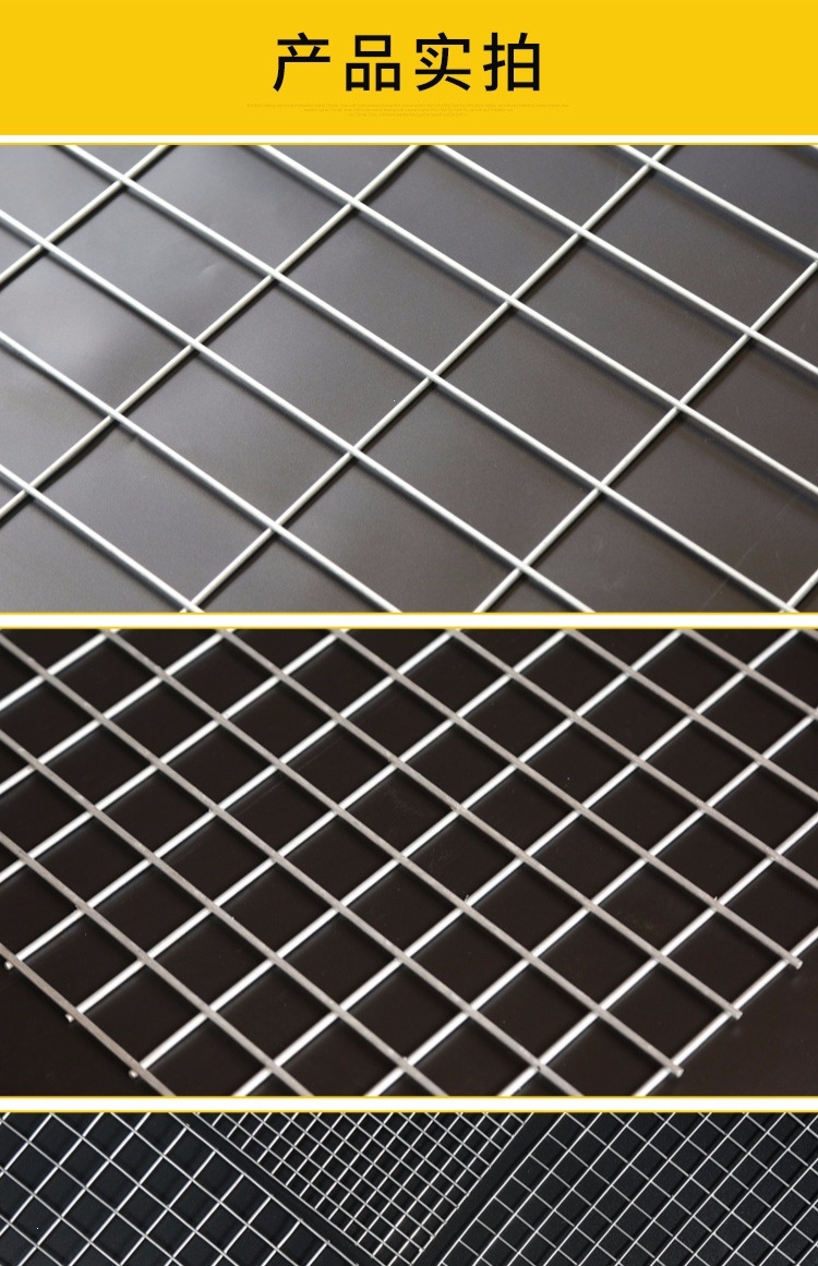 镀锌铁丝网围栏铁网格网网片防护网加粗电焊养殖网钢丝网小孔家用