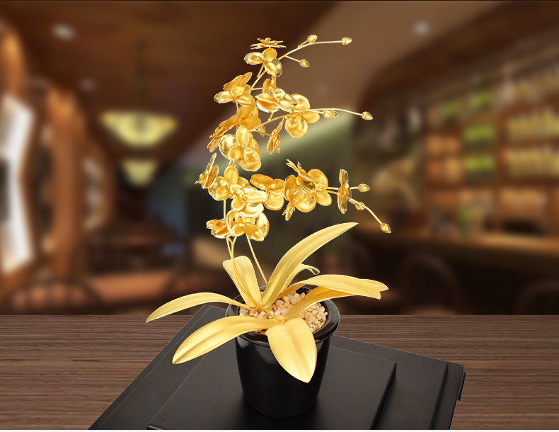 礼氏嘉金箔摆件家居饰品开业礼物乔迁生日创意礼品送新人朋友结婚礼物