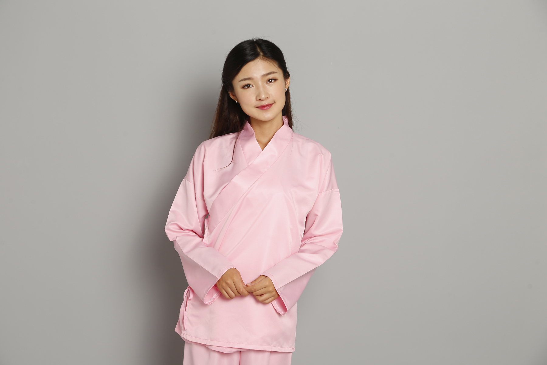 古装汉服中衣打底裤白色内衣寝衣睡衣男女襦裙贡缎套装里衣