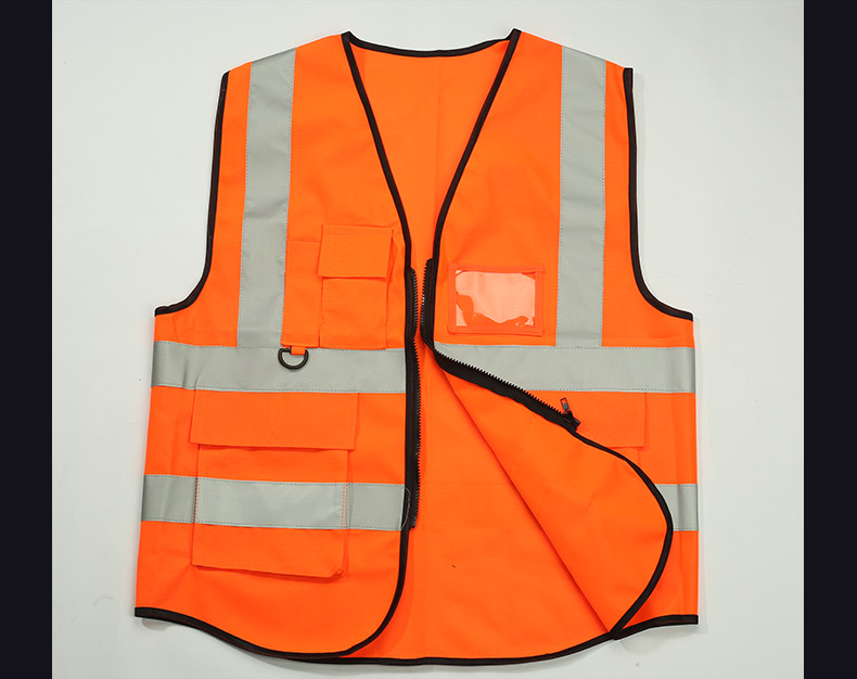 多口袋反光马甲大码妈施工工地工作服路政建筑工程防护服马夹 敬平