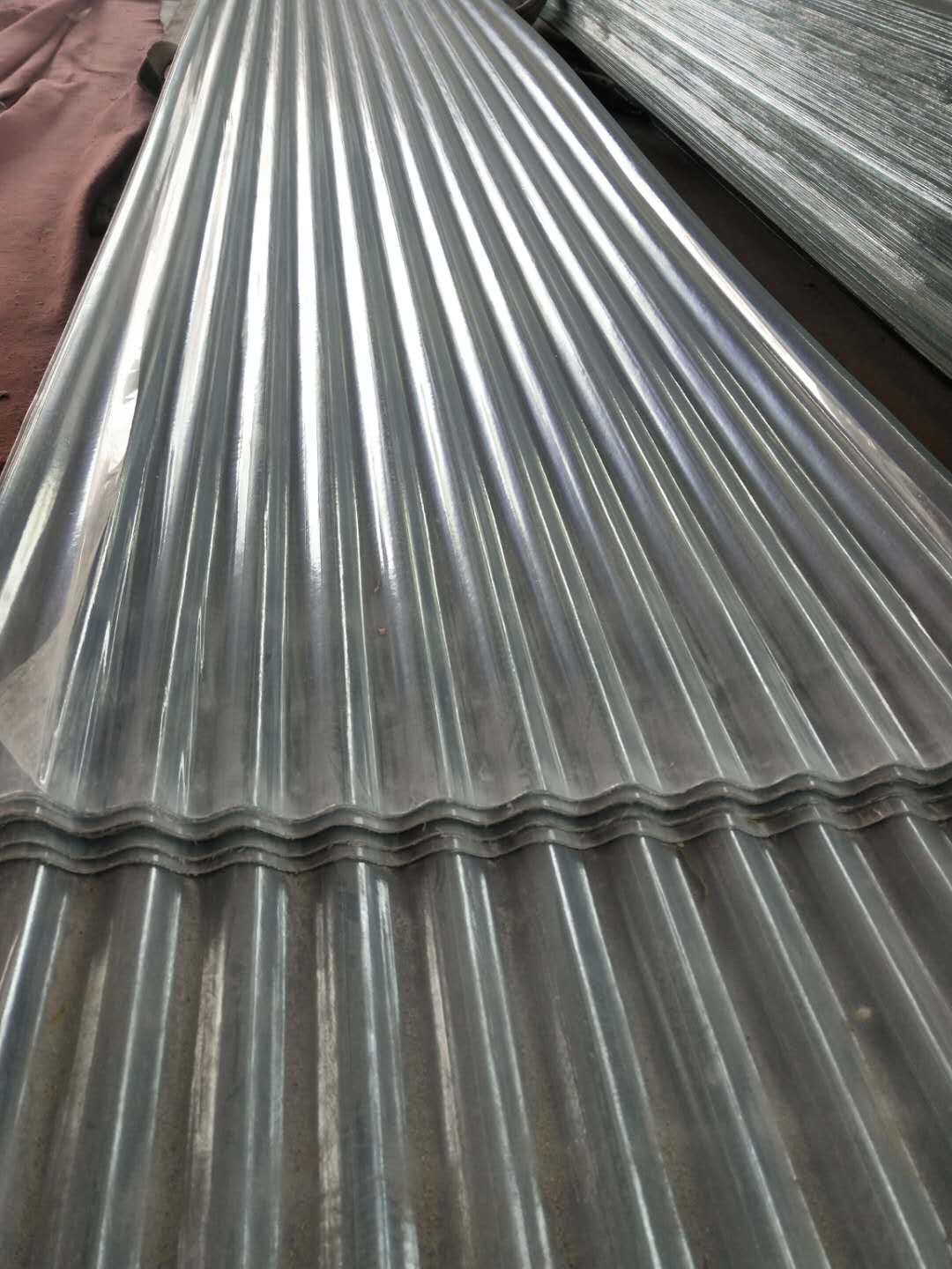 阳光板透明瓦采光瓦树脂瓦波浪瓦彩钢瓦钢结构厂房专用瓦波浪型瓦05米