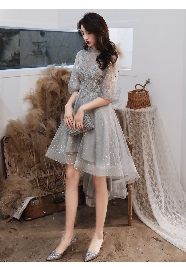 晚礼服裙女平时可穿宴会气质主持短款生日小礼裙仙气学生高级质感yuan