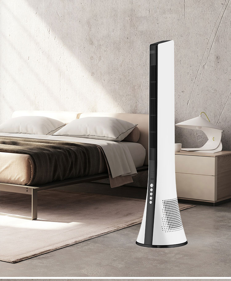 美国西屋电风扇xwt12塔式无叶遥控智能塔扇落地扇3档遥控家用柔风自然