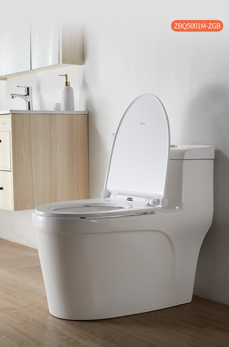 陶瓷座便器卡贝抽水普通马桶加热家用超漩式坐便器卫生间防臭洁具