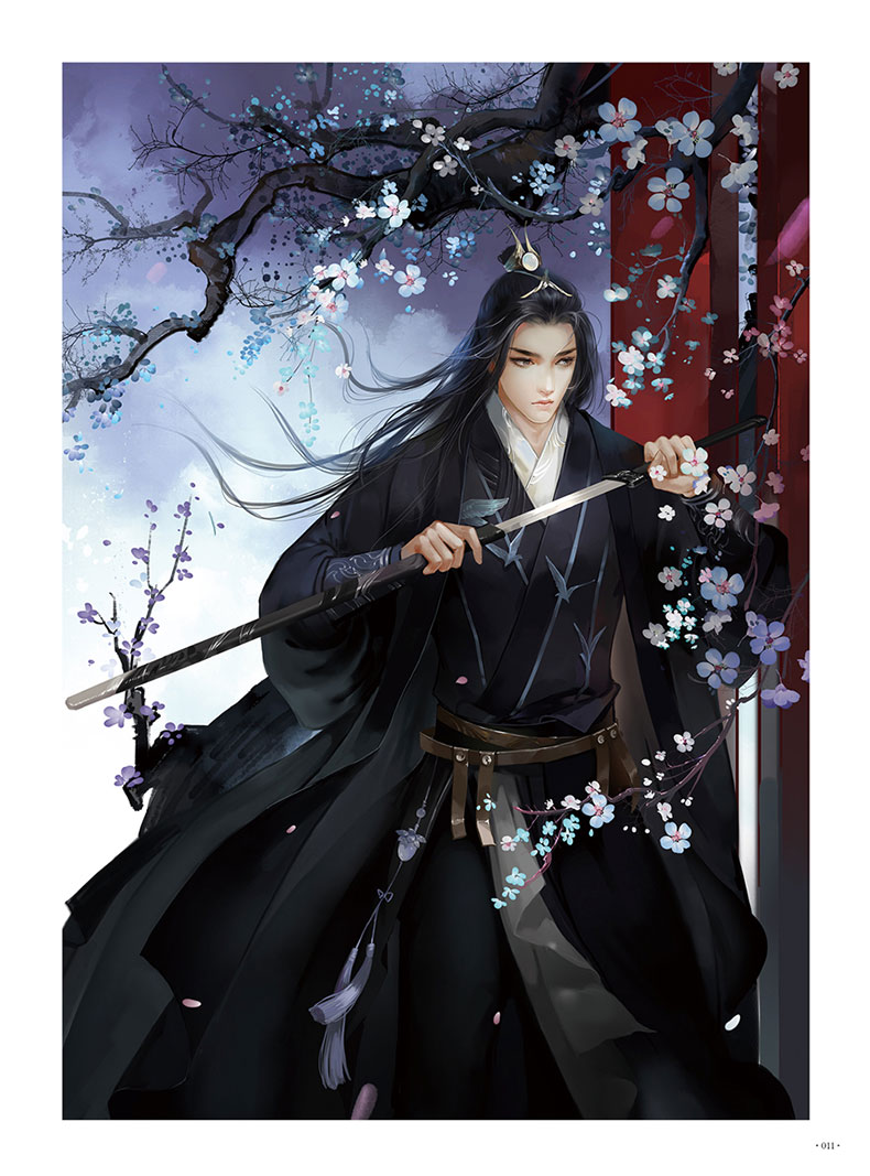 w有几率掉落作者签名赠高清壁纸漫友露华指尖糖古风画集指尖糖百幅