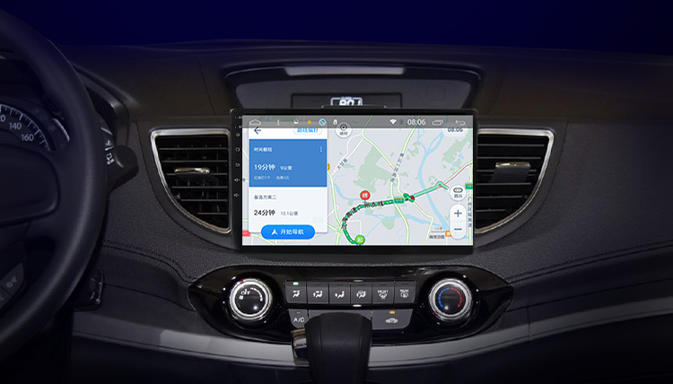 本田crv导航仪大屏倒车影像专用中控显示屏安卓一体机0711款12款15款