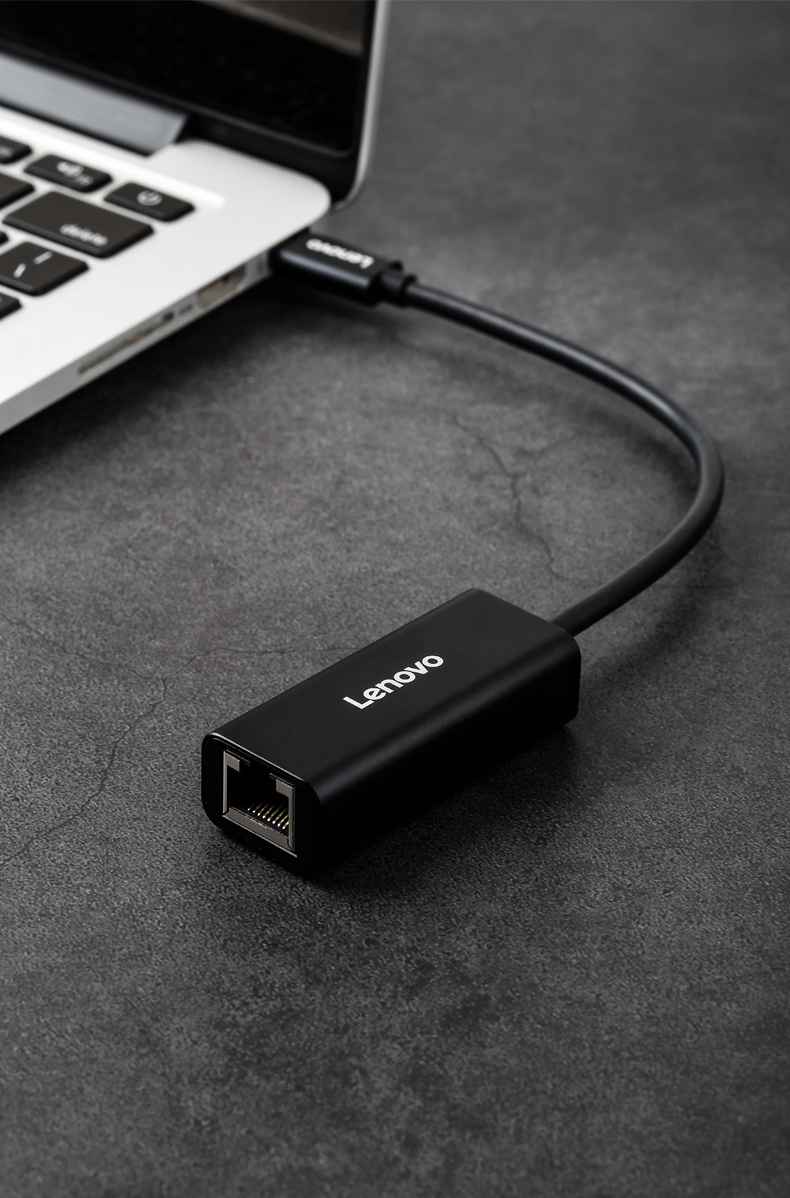联想usb网线转换器扩展器macbook苹果笔记本电脑网线接口分线器转接器