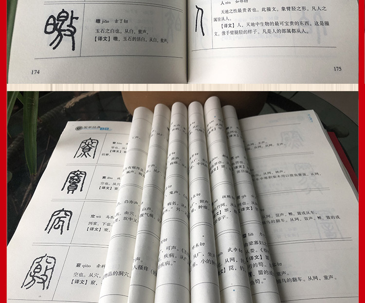 說文解字文白對照漢字起源的故事漢字樹古代漢語字典古文字典咬文嚼字