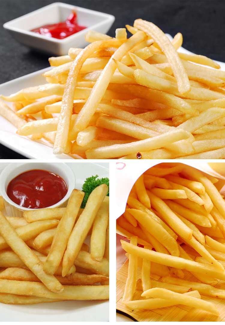 薯条kfc蓝威斯顿薯条粗细薯冷冻油炸阳光薯条波浪薯笑脸薯批发肯德基