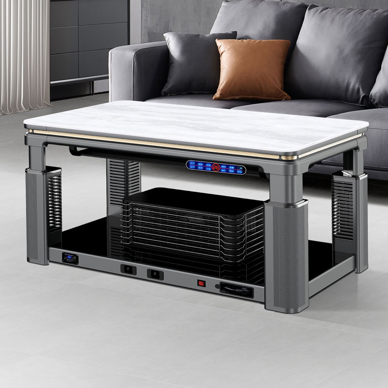 炉旺气电两用取暖桌天然气取暖桌取暖炉长方形升降茶几电暖炉语音电暖桌天然气烤火炉烤火桌家用客厅烤火桌燃气取暖器天然气烤火炉