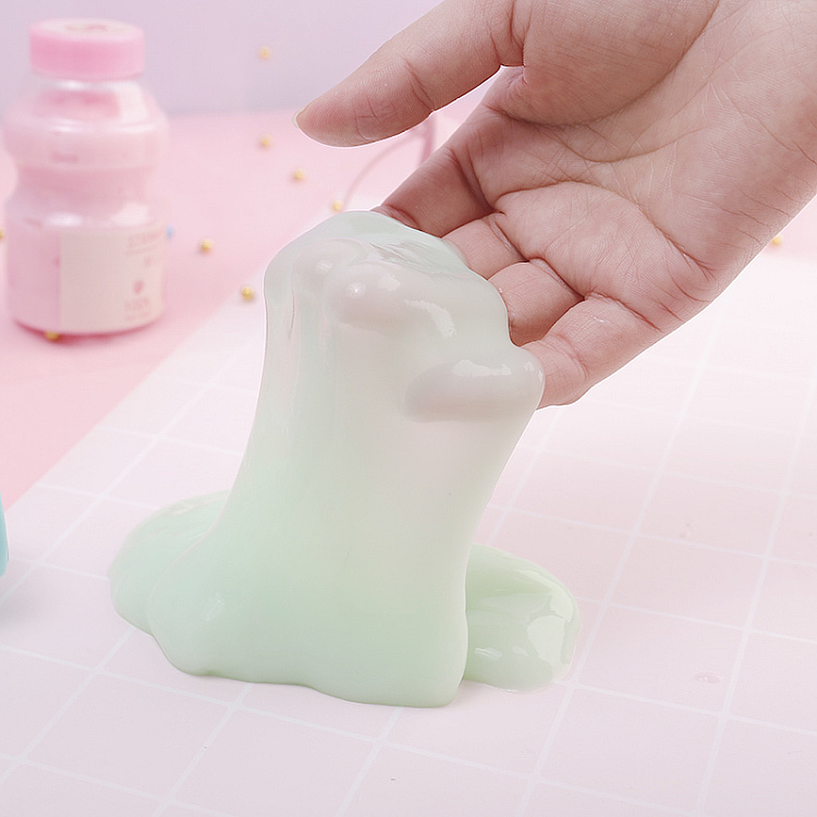 网红假水泥透明假水马尔代夫人鱼姬少女假水胶沙皮胶彩泥蓝色假水乐