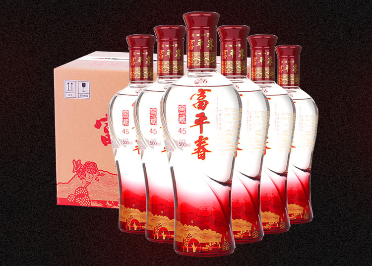 河南白酒富平春窖藏45度浓香型整箱装白酒500ml6瓶箱纯粮食固态酿制